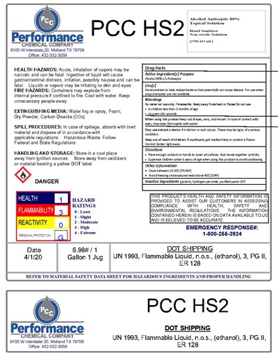 Pcc Hs2 Gallon (Pcc Hs2 Gallon)
